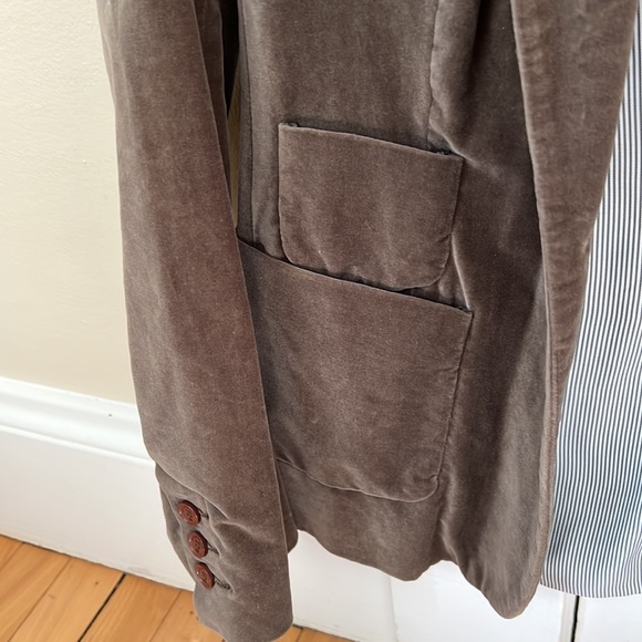 Velvet blazer size M - Picture 3 of 5